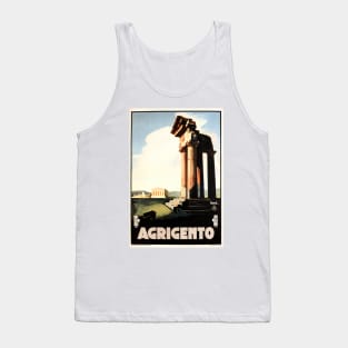 AGRIGENTO Valley of Temples Ruins Sicily Vintage Italy Travel Tank Top